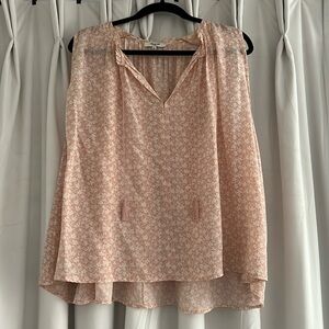 Pink floral Madewell tank